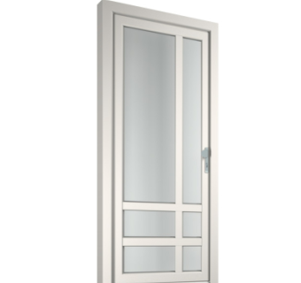 现代平开门组件su模型