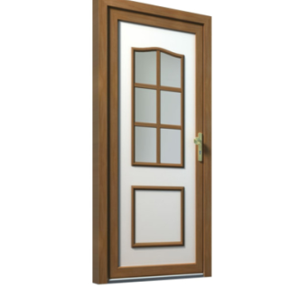 欧式平开门组件su模型