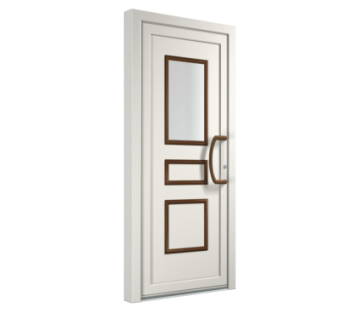 欧式平开门组件su模型