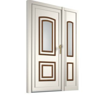 欧式子母门组件su模型