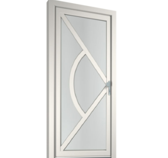 现代平开门组件su模型