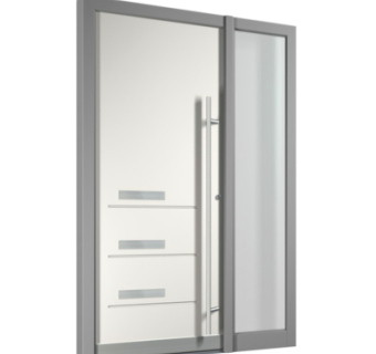 现代子母门组件su模型