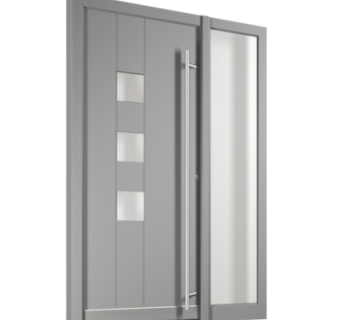 现代子母门组件su模型