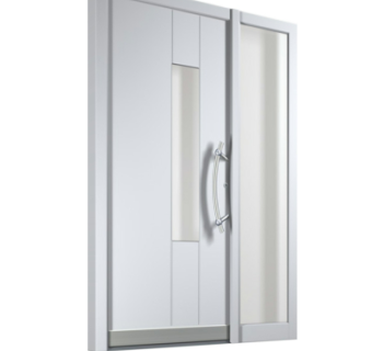 现代子母门组件su模型