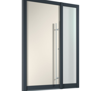 现代子母门组件su模型