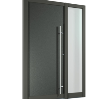 现代子母门组件su模型