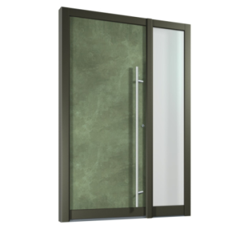 现代子母门组件su模型