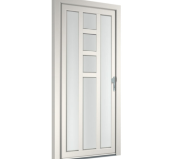 现代平开门组件su模型