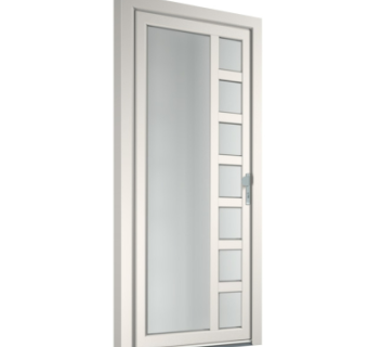 现代平开门组件su模型