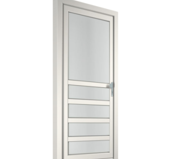 现代平开门组件su模型