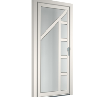 现代平开门组件su模型