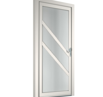 现代平开门组件su模型