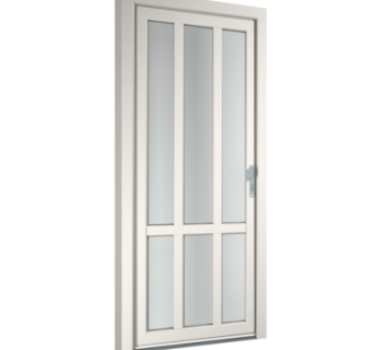 现代平开门组件su模型