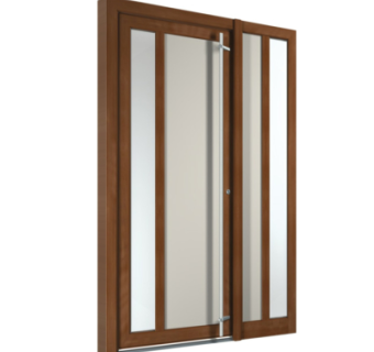 现代子母门组件su模型