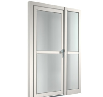 现代子母门组件su模型