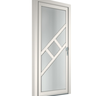 现代平开门组件su模型