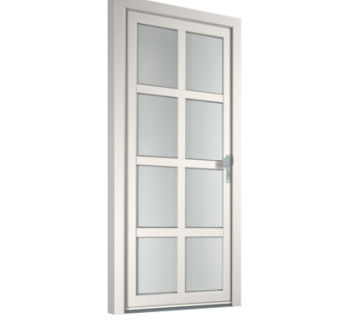 现代平开门组件su模型