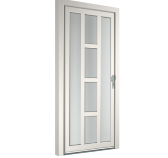 现代平开门组件su模型