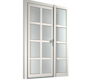 现代子母门组件su模型