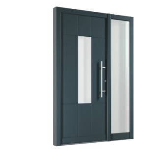 现代子母门组件su模型