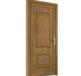 欧式平开门组件su模型