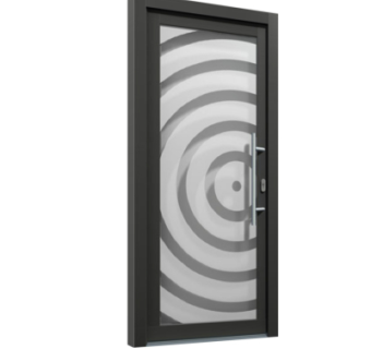 现代平开门组件su模型