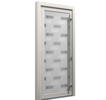 现代平开门组件su模型