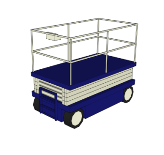 工业风自动装卸车su模型