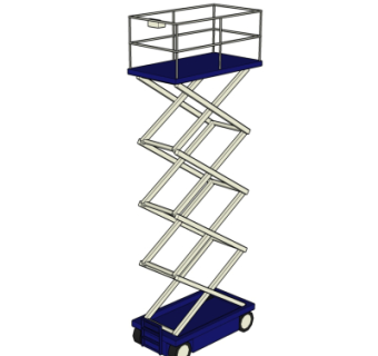 工业风直升车su模型