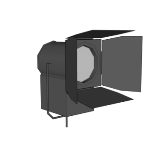 现代舞台灯su模型