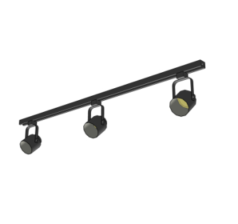 现代轨道射灯su模型