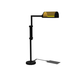 工业风水管台灯su模型