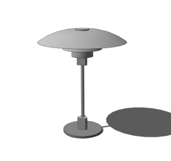 工业风台灯su模型