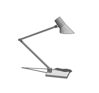 工业风台灯su模型