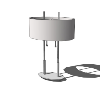 现代台灯su模型