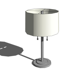 现代台灯su模型