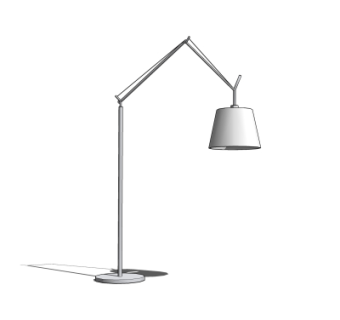 现代落地灯su模型