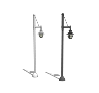 工业风路灯su模型