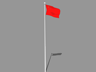 现代国旗su模型
