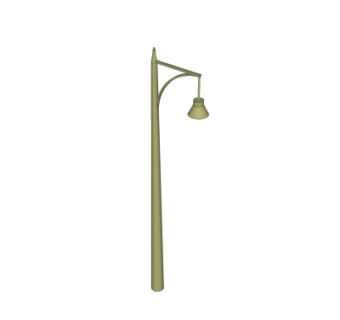 现代路灯su模型