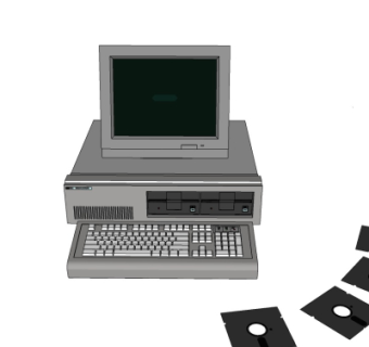 现代电脑su模型