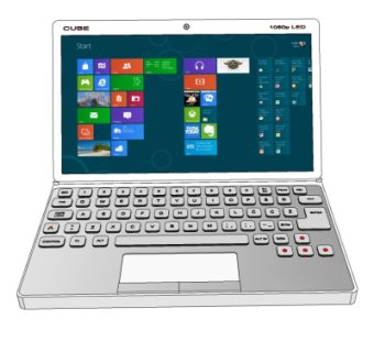 现代笔记本电脑su模型