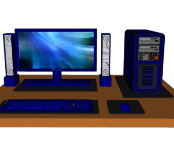 现代电脑su模型