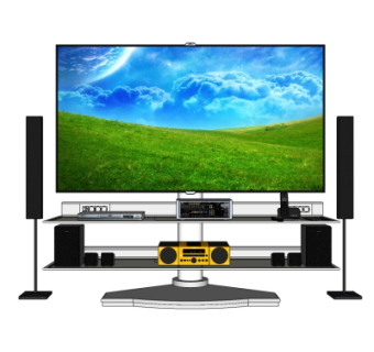 现代电视机su模型