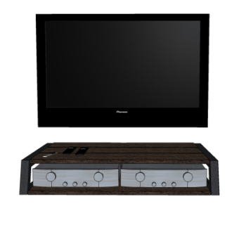 现代电视机su模型