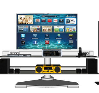 现代电视机su模型