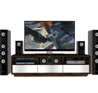 现代电视机su模型