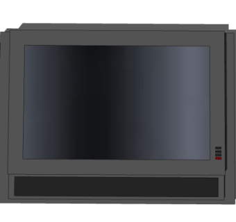 现代电视机su模型