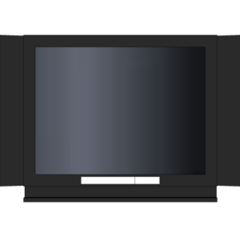 现代电视机su模型