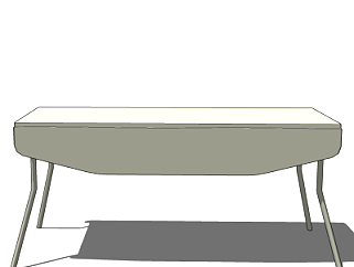 现代<em>折叠餐桌</em>su模型